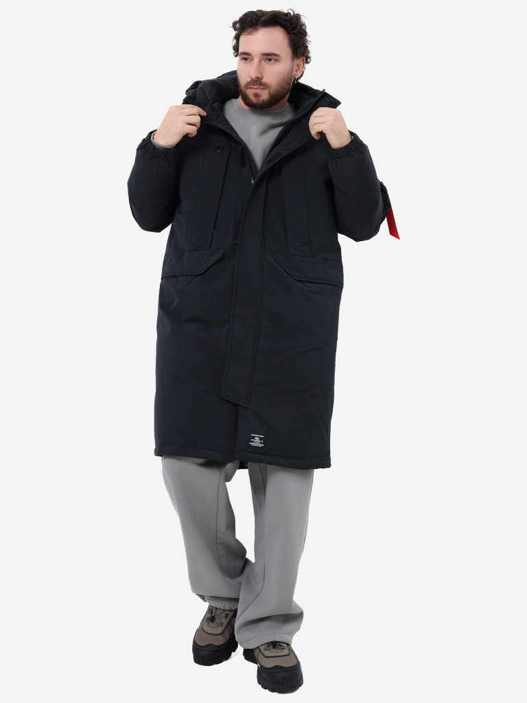 Парка длинная зимняя мужская Seal Long Puffer Parka Alpha Industries