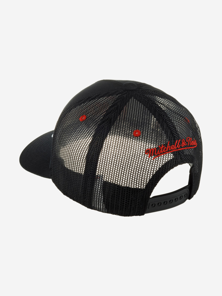 Бейсболка с сеточкой MITCHELL NESS HHSS5766-CBHYYPPPBLCK Chicago Blackhawks NHL
