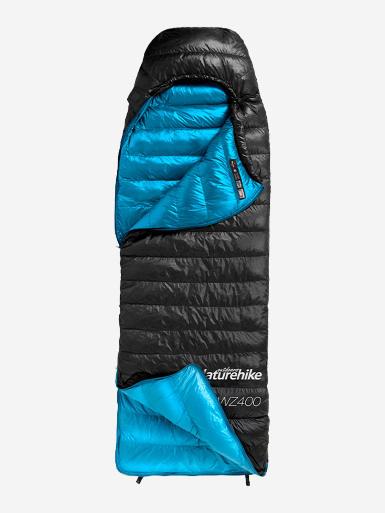 Спальный мешок Naturehike Cicada Wing CW700, капюшон, размер M, черный