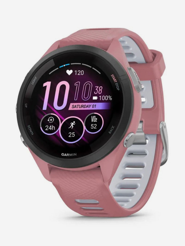 Часы Garmin Forerunner 265S PINK 010-02810-15 розовый/белый цвет — купить  за 55490 руб. со скидкой 21 %, отзывы в интернет-магазине Спортмастер