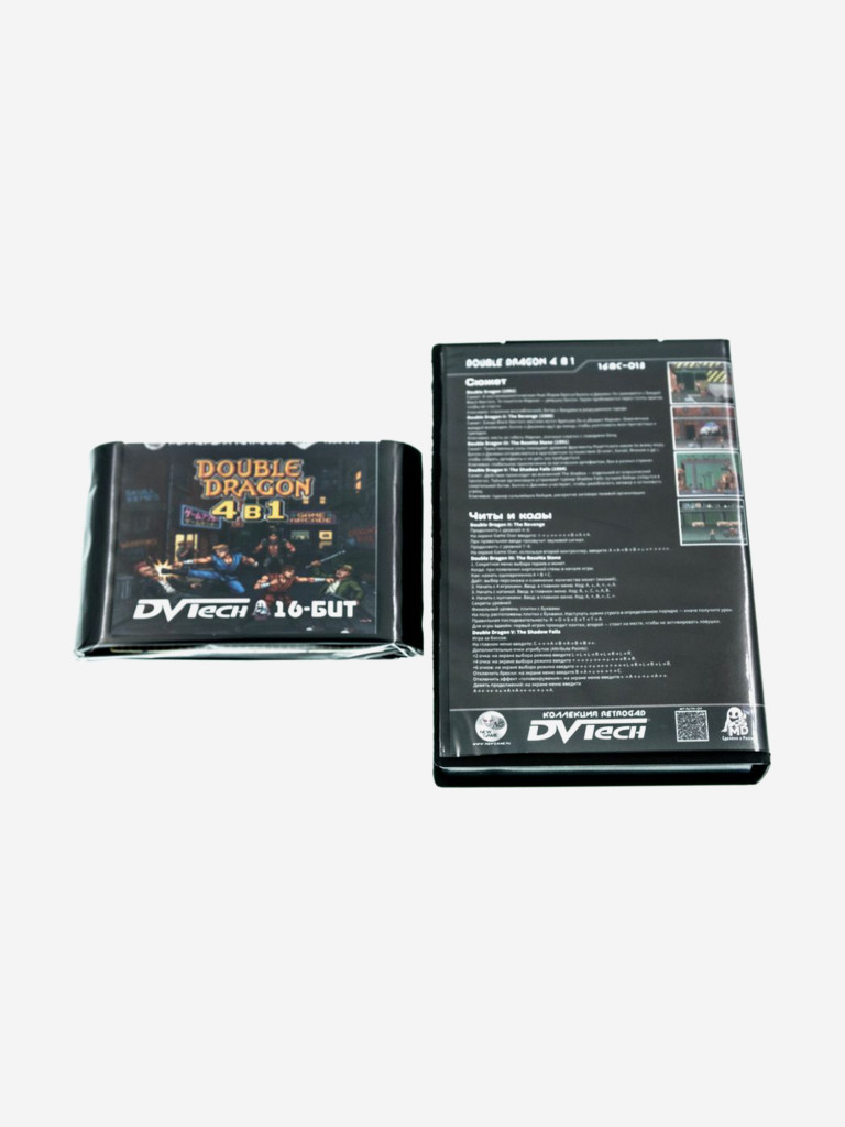Картридж коллекционный DVTech Double Dragon 4 в 1