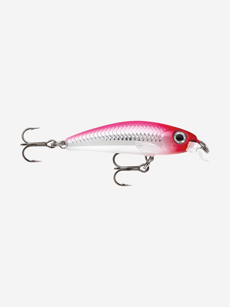 Воблер для рыбалки RAPALA Ultra Light Minnow 04, 4см, 3гр, цвет PCL, медленно тонущий