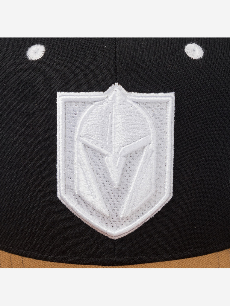 Бейсболка с прямым козырьком MITCHELL NESS HS11182-VGKBLCK Vegas Golden Knights NHL (черный)