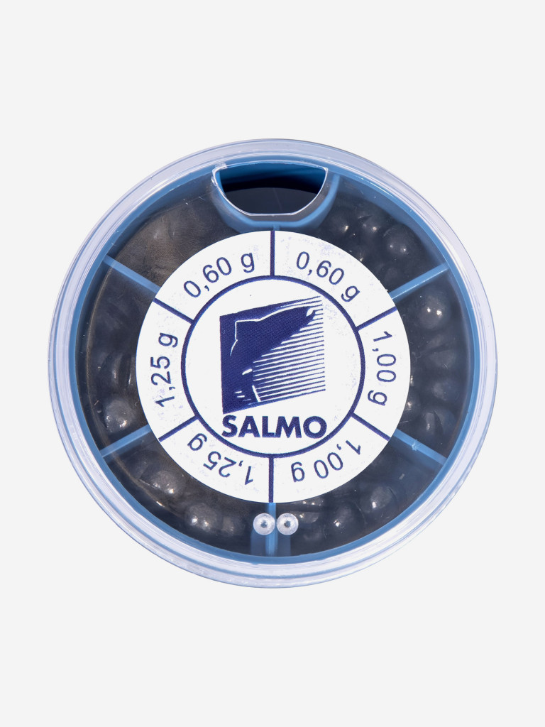 Набор грузил для поплавочной ловли крупная дробь Salmo дробинка 50г 10 шт.