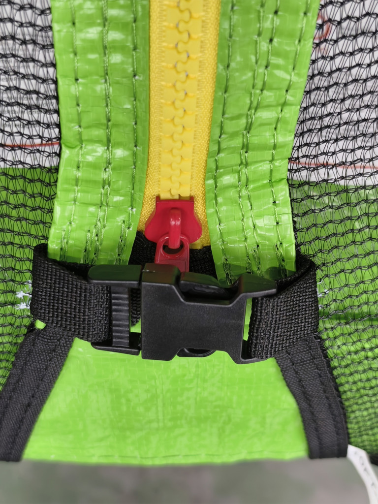 Батут детский каркасный JUMPY JUMP с защитной сеткой диаметр 306 см зеленый