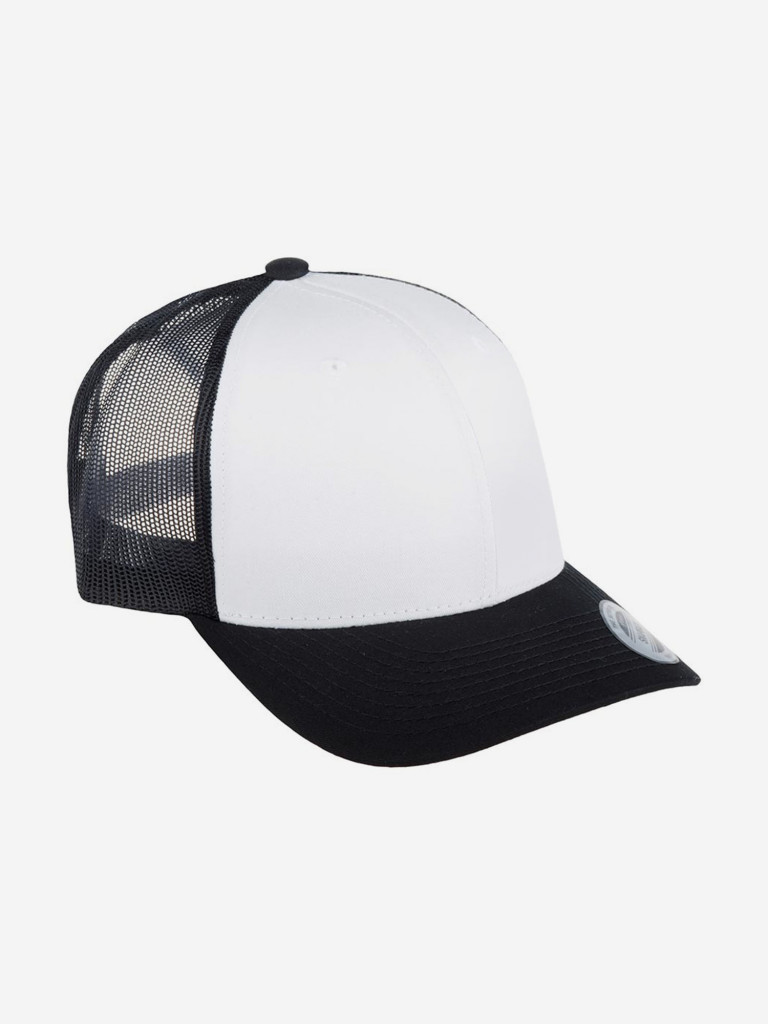 Бейсболка с сеточкой FLEXFIT 6606W (белый)