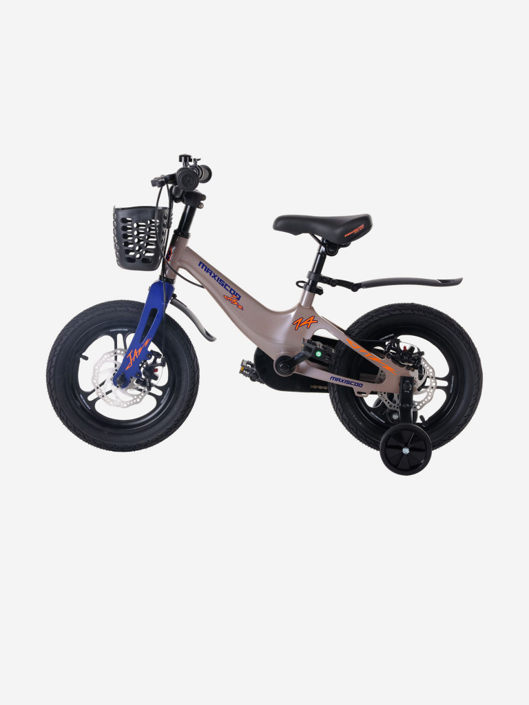 Велосипед Детский Maxiscoo JAZZ Pro 14'' Серый Жемчуг (2024)