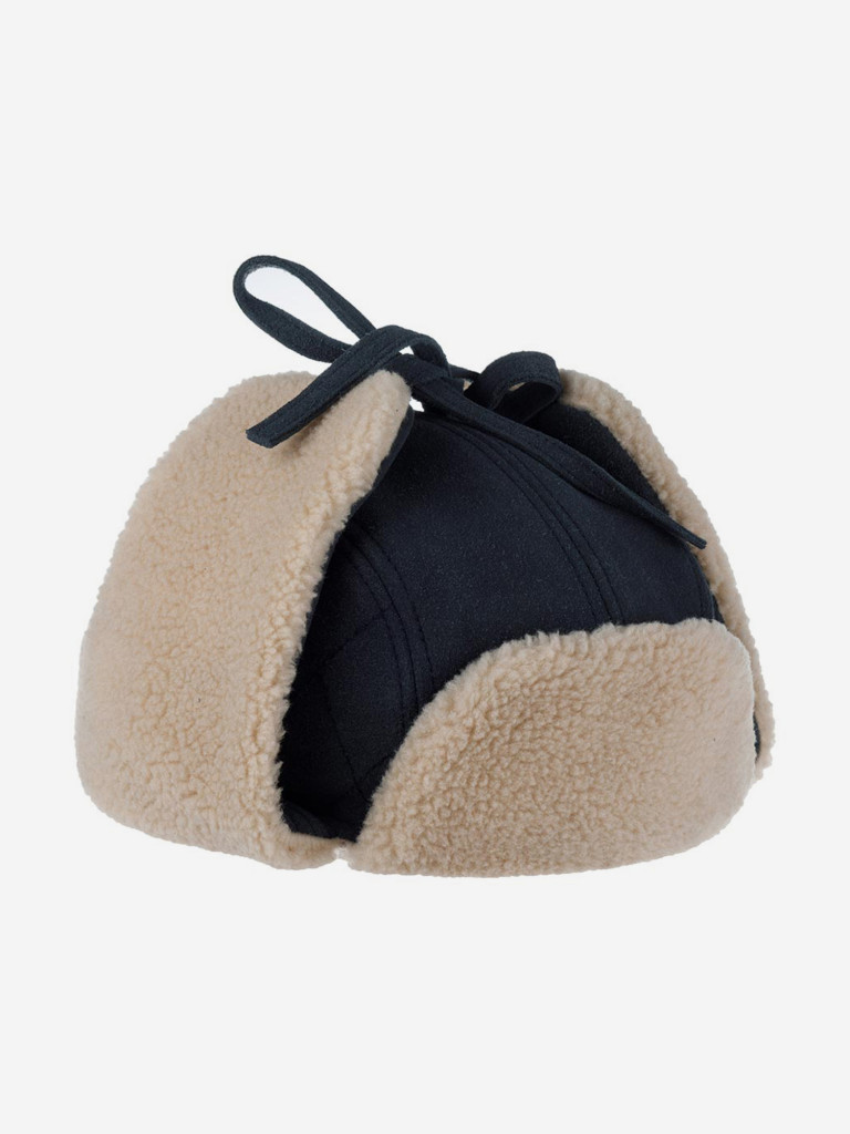 Шапка-ушанка STETSON 9297302 BOMBER CAP CALF SPLIT (синий)