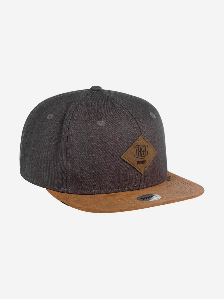 Бейсболка с прямым козырьком DJINNS 6P SB Linen 2015 (коричневый)