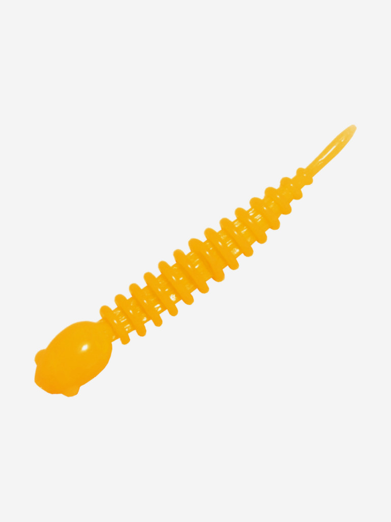 Силикон TROUT LURE (SANSAN) в банке, GOLOVASTIK 65, СЫР, COL. 101 (Orange Glow), (12шт)