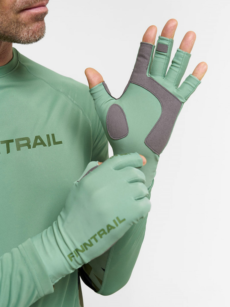 Спортивные перчатки без пальцев FINNTRAIL Wave