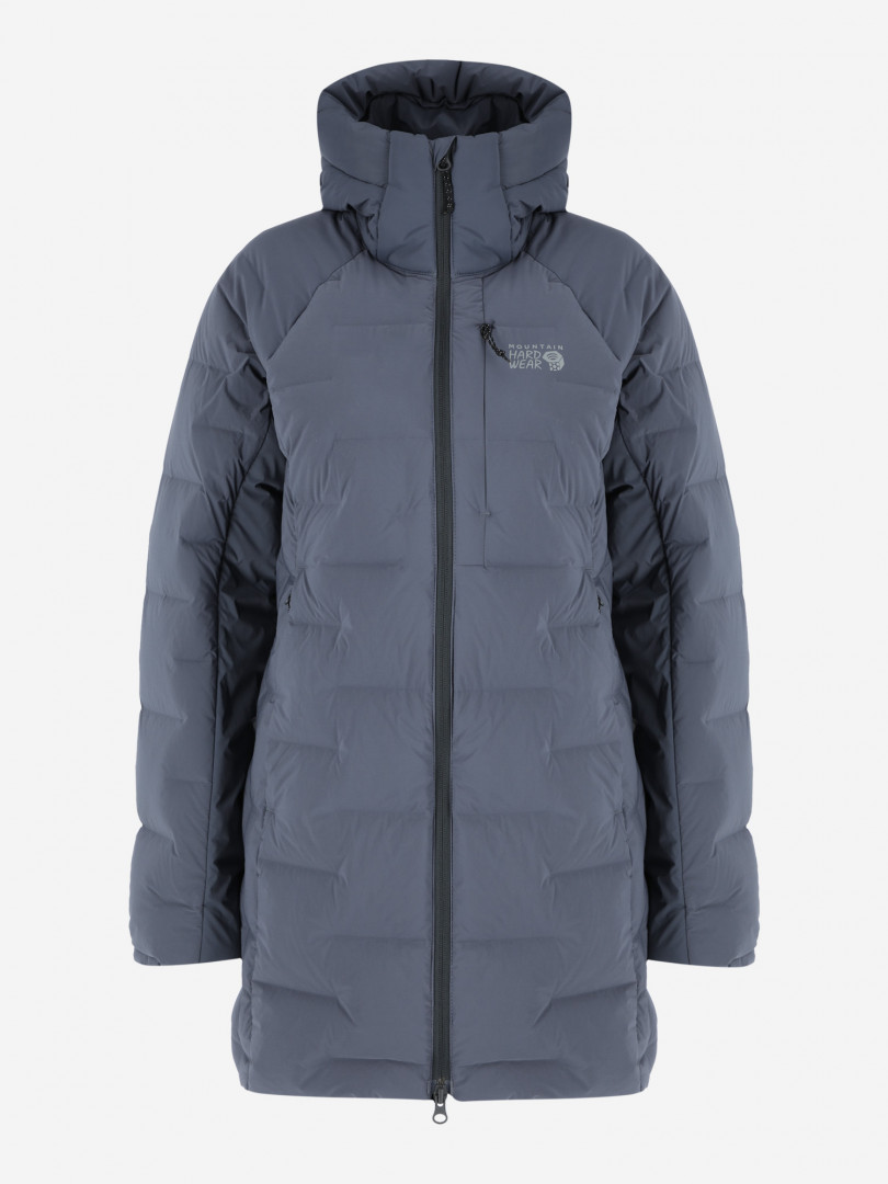 фото Пуховик женский mountain hardwear stretchdown™ parka, синий