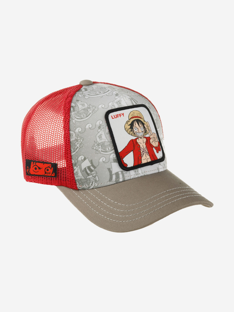 Бейсболка с сеточкой CAPSLAB CL/OP1/3/LUF1 Junior One Piece Luffy (серый)
