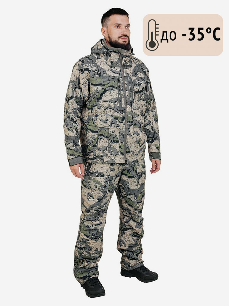 Костюм зимний NISUS 3в1 Commander (2 куртки+брюки) для рыбалки и охоты