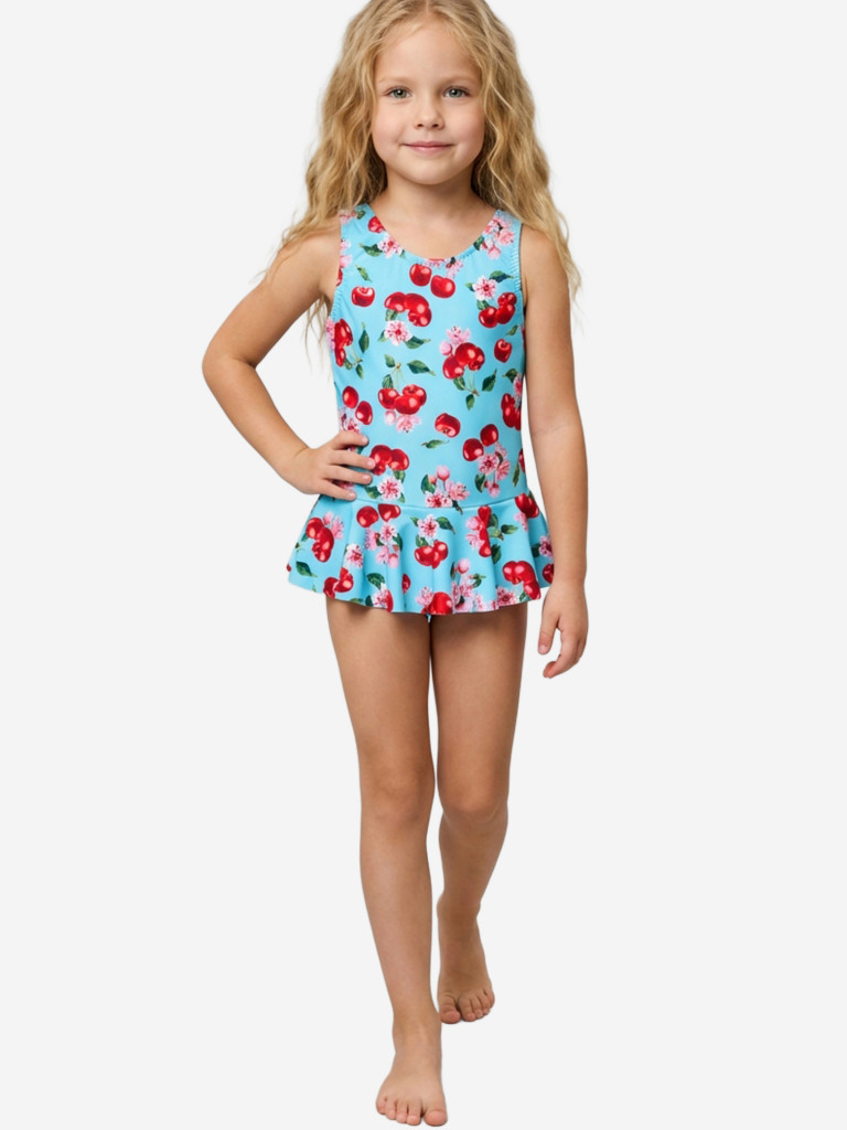 Купальник слитный для девочек PlayToday