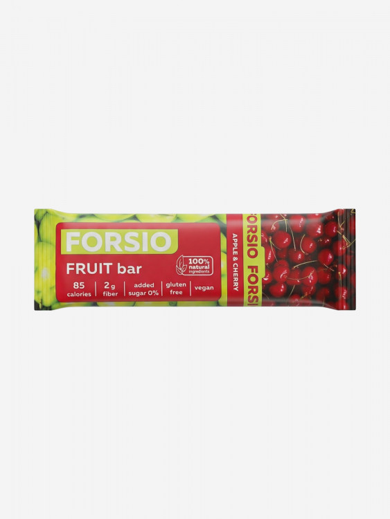 Фруктовый батончик Forsio с яблоком и вишней, 30 г