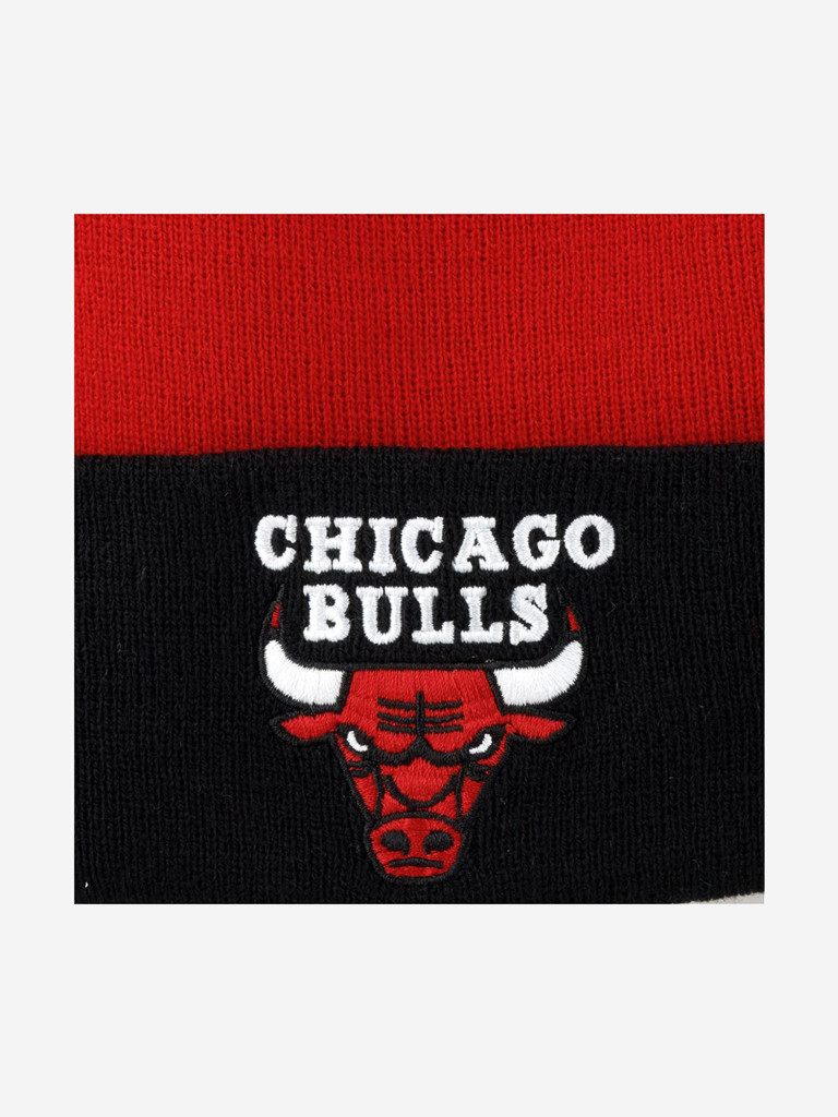 Шапка с отворотом MITCHELL NESS MN-NBA-EU174-CHIBUL-RED Chicago Bulls NBA (красный)