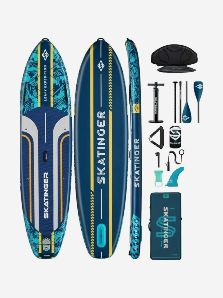 Сапборд Skatinger Leafy Expediton Blue Pro
