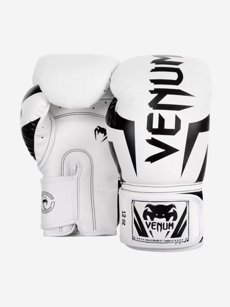 Боксерские перчатки Venum Elite - Белый