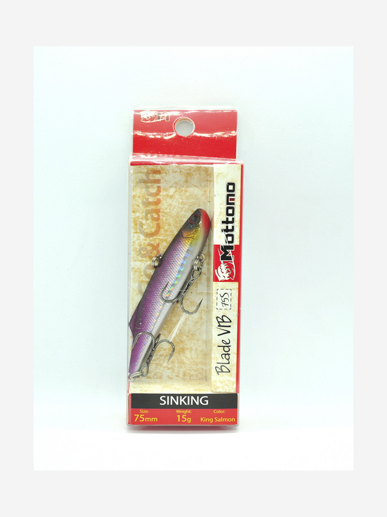 Воблер Mottomo Blade VIB 75S 15g King Salmon