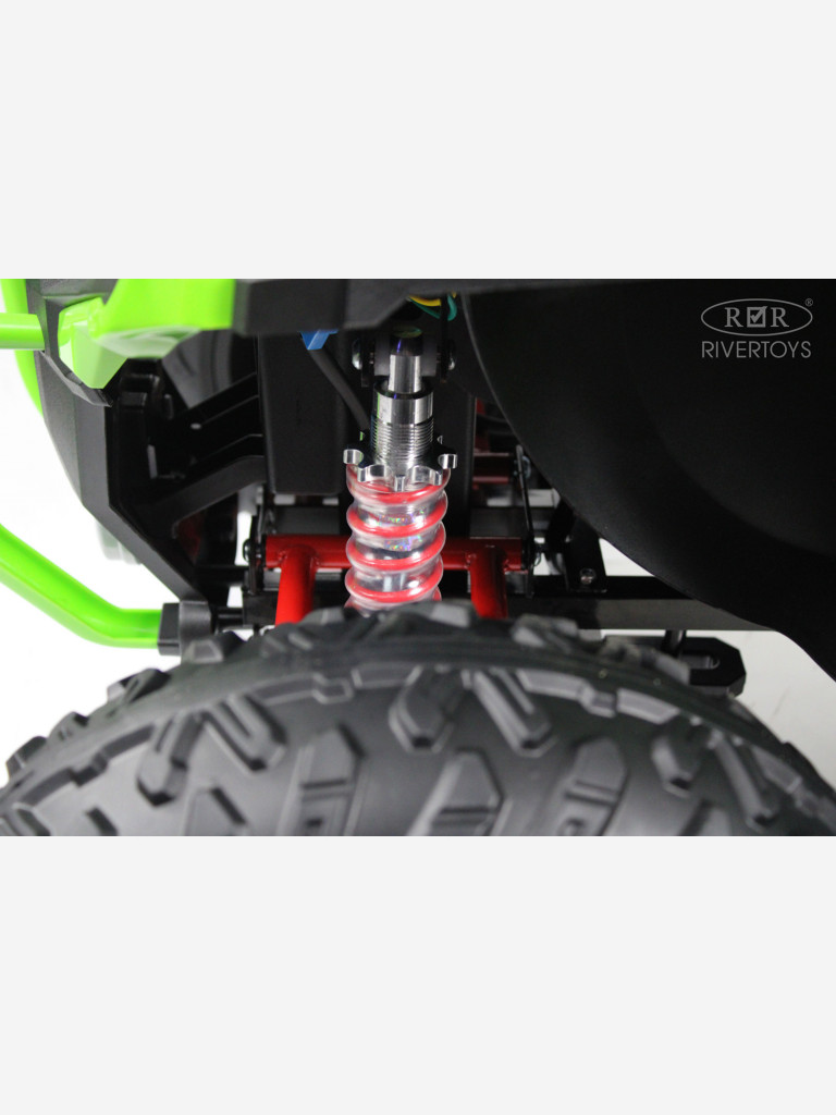 Детский электроквадроцикл RIVERTOYS Z111ZZ зеленый
