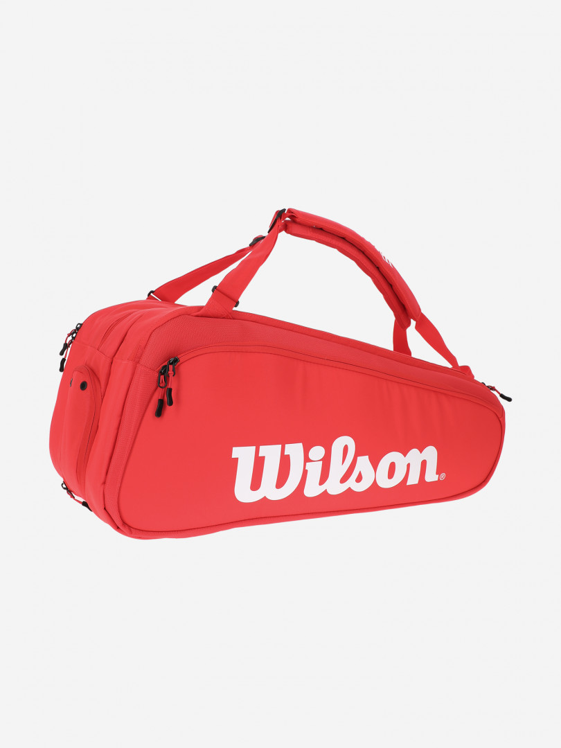 фото Сумка спортивная теннисная wilson super tour 15, красный