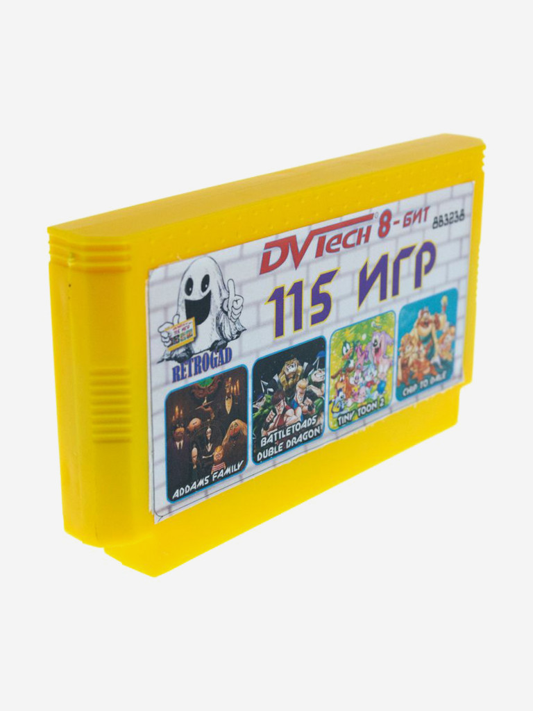 Картридж игровой DVTech 8 бит 115 игр
