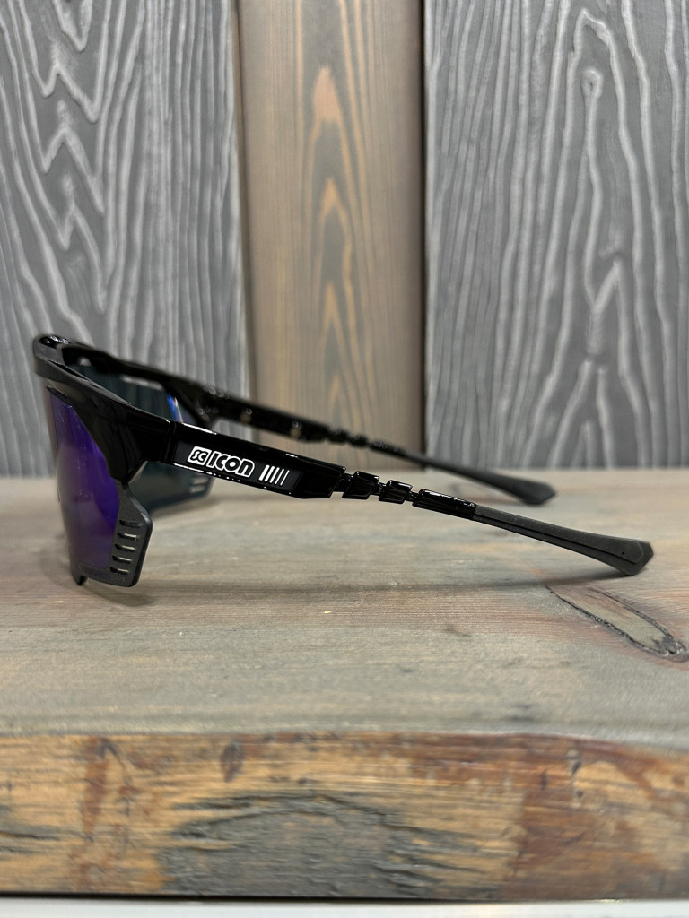 Очки спортивные Scicon AeroShade Kunken оправа Black Gloss линза SCNPP Multimirror Blue