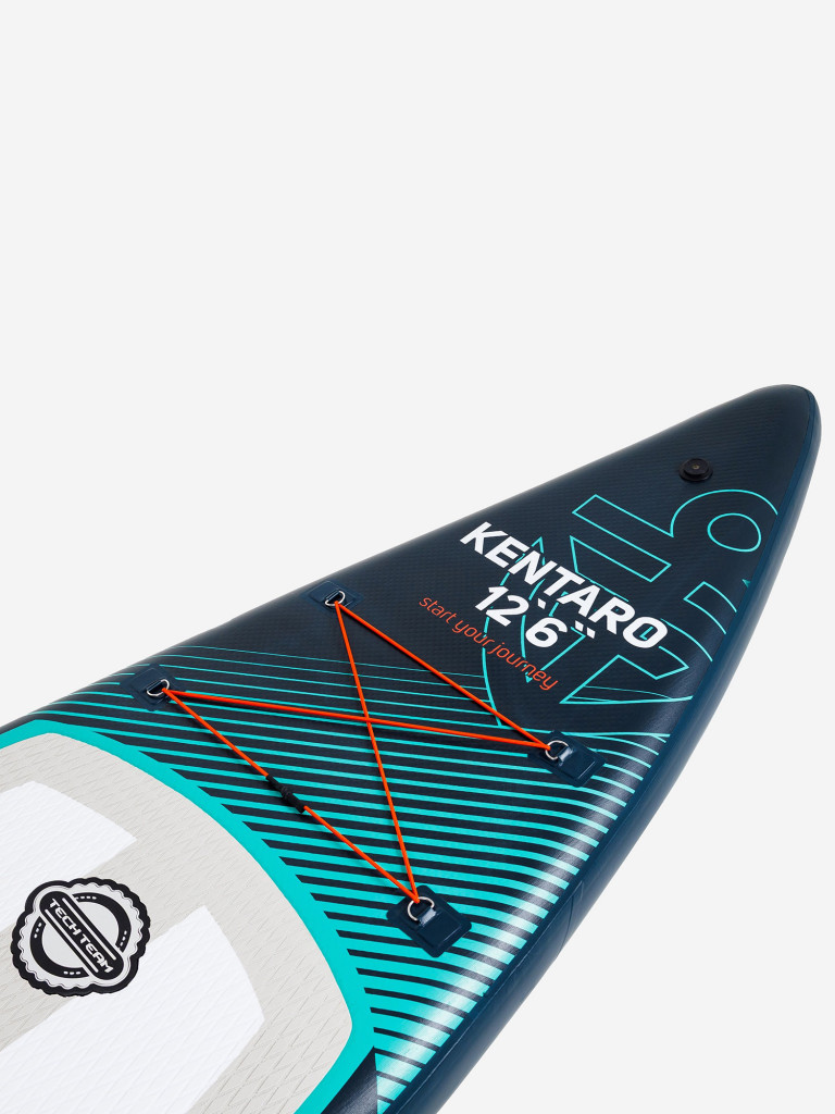 Сапборд TechTeam KENTARO 12,6, бирюзово-черный