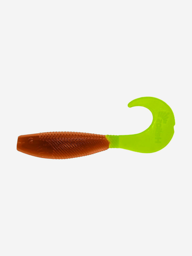 Мягкая приманка Helios Hybrid, 2,75'' / 7 см, Rusty Gold & Lime, 30 шт (HS-13-017-N-30)