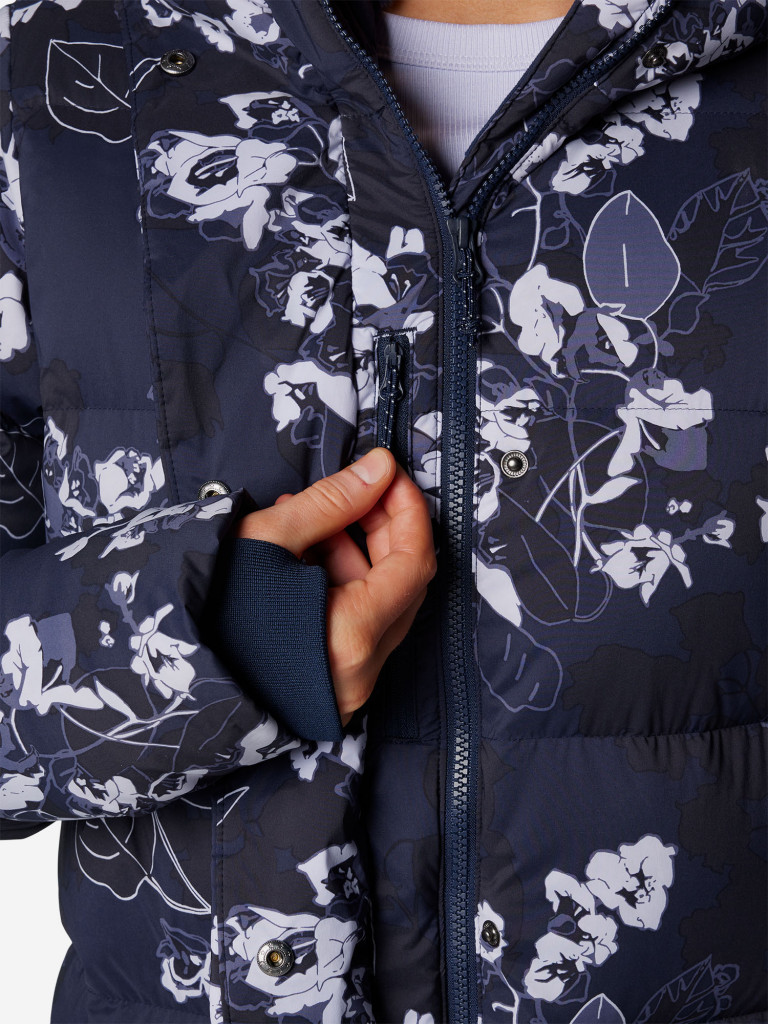 Пуховик женский Columbia Boundless Days Print Long Down Jkt