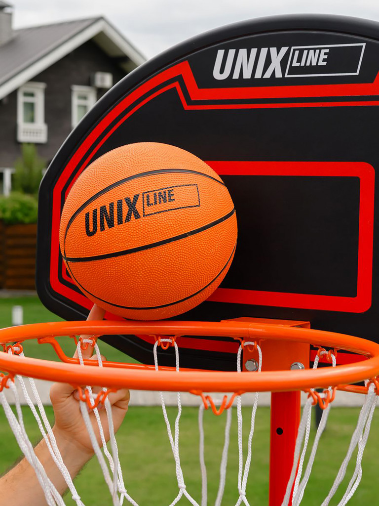 Баскетбольная стойка мобильная UNIX Line B-Stand Oval с регулировкой высоты 160-210 см
