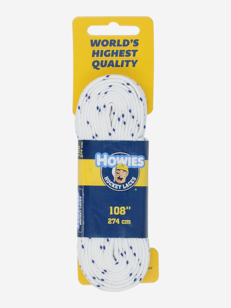 Шнурки хоккейные Howies без пропитки узкие (108"/274)