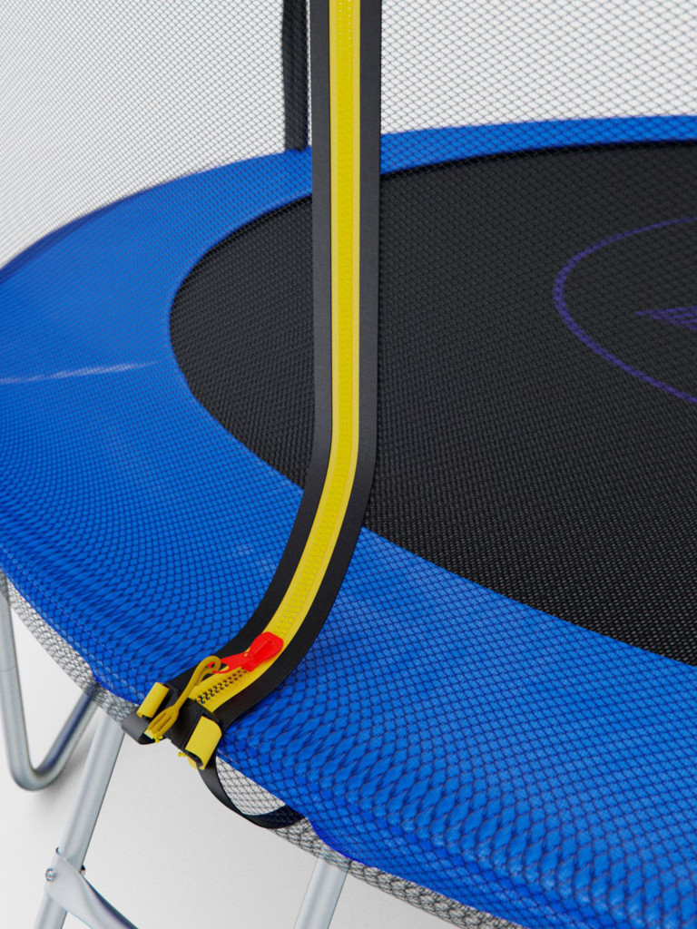 Батут с сеткой DFC PELPO 10ft с лестницей, BLUE