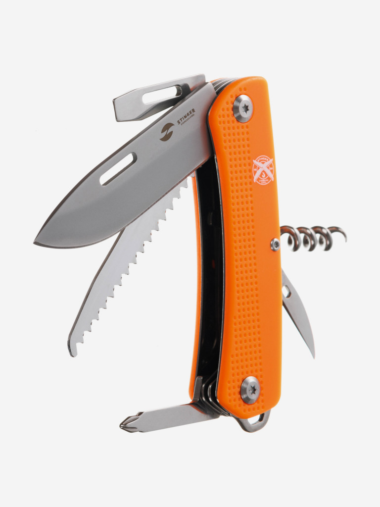 Нож перочинный STINGER, 103 мм, 10 функций