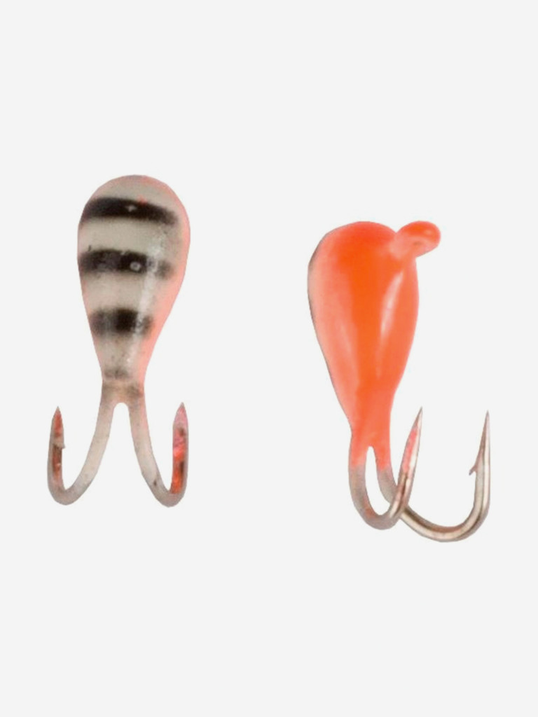 Мормышка Helios вольфрамовая Капля с ушком крашеная коза 3,0мм 0,50г 20P фосфорная (MW-K1130-20P), 10 штук в упаковке