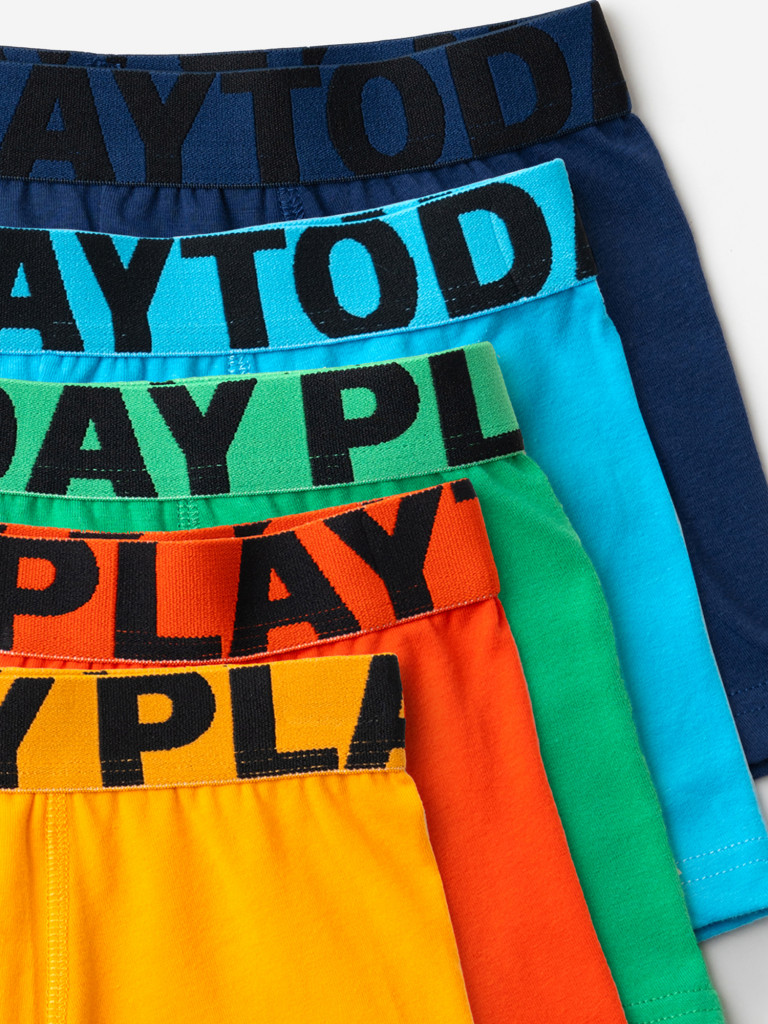 Трусы для мальчиков - боксеры, 5 шт PlayToday