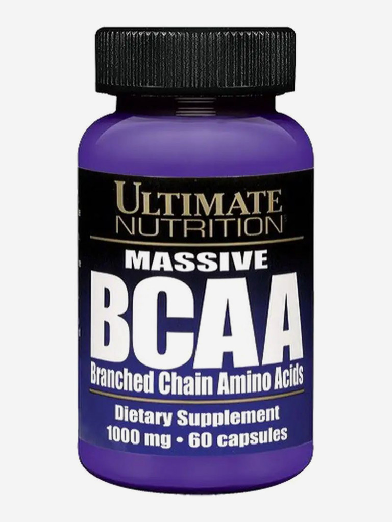 Аминокислоты Ultimate Nutrition БЦАА, 1000 мг, 60 капсул