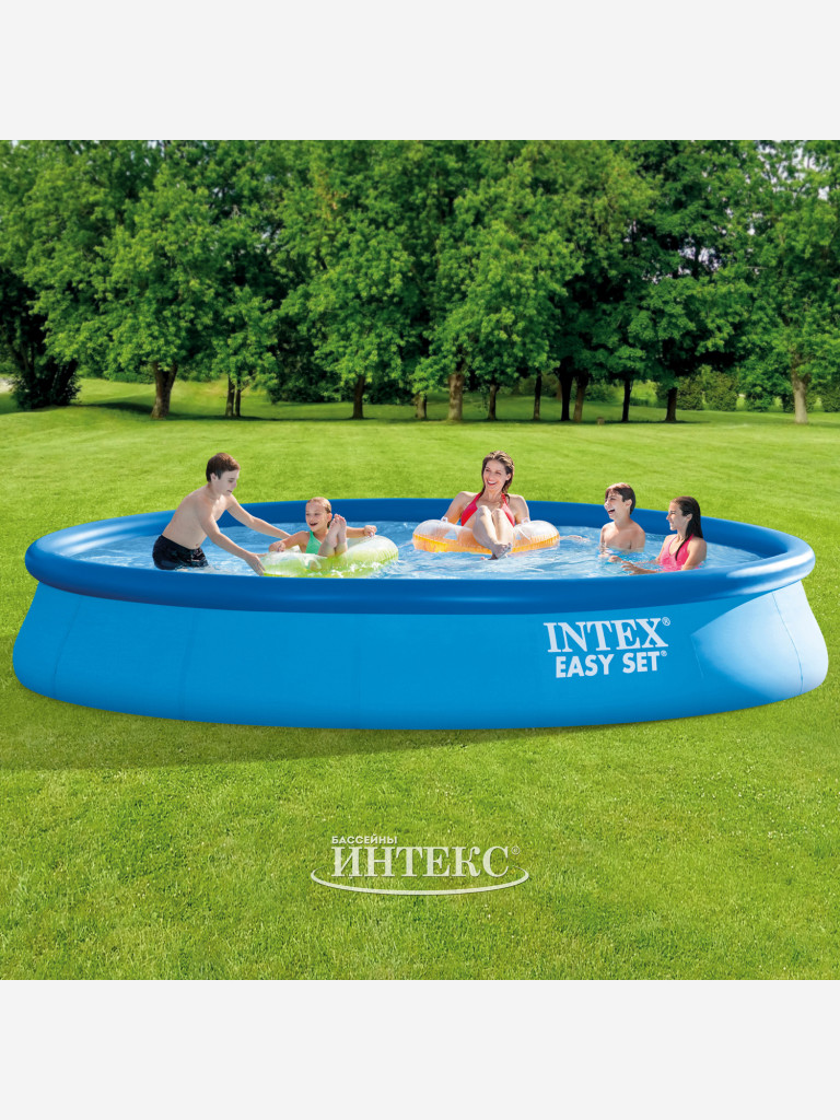 Надувной бассейн Intex 28158NP Easy Set Pool 457х84см