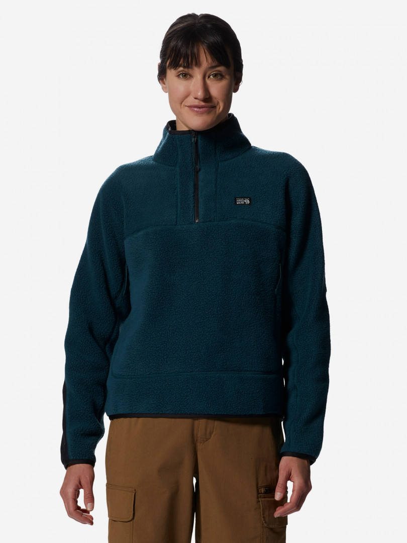 фото Джемпер флисовый женский mountain hardwear hicamp, синий