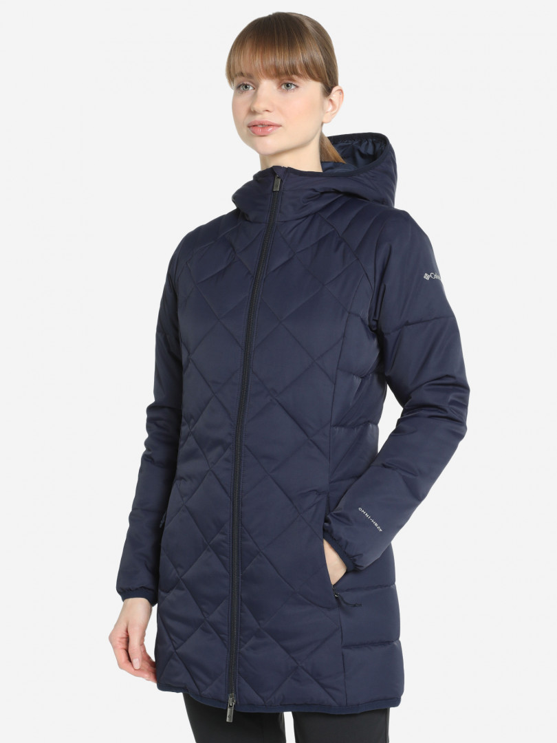 фото Куртка пуховая женская columbia ashbury down ii jacket, синий