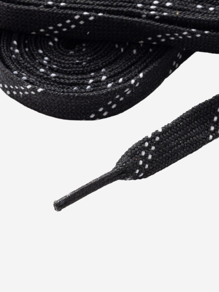 Шнурки хоккейные, черный цвет, RS LACES PRO