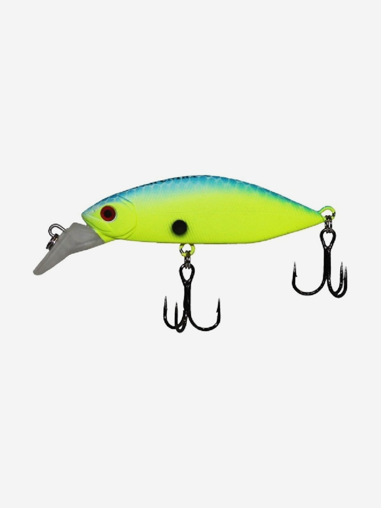 Воблер LureMax Crash Minnow 55S-015-Blue Canary, 6,6гр