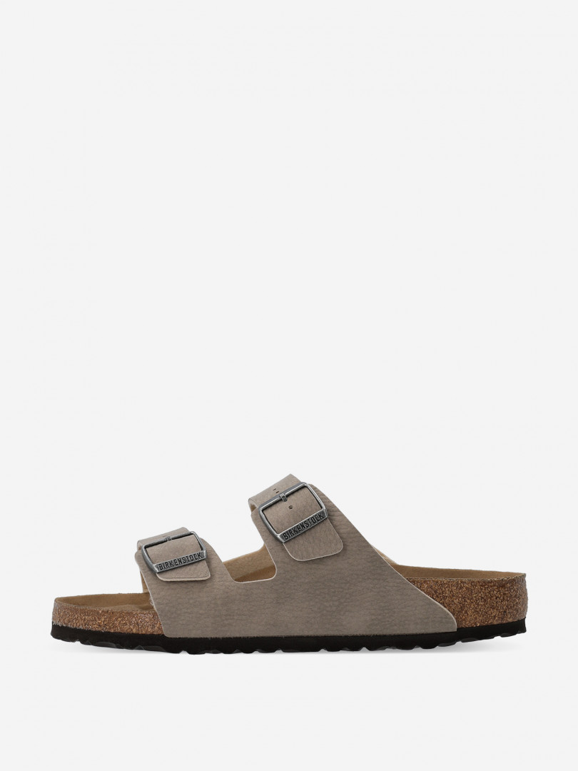 фото Шлепанцы мужские birkenstock arizona vegan, серый