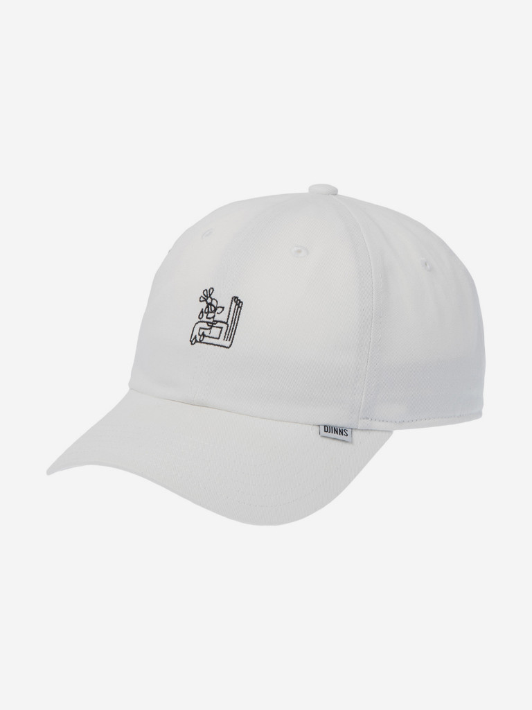 Бейсболка DJINNS Dad Cap LoveMeNot (белый)