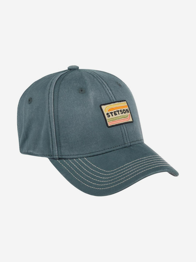 Бейсболка STETSON 7721110 BASEBALL CAP COTTON (голубой)