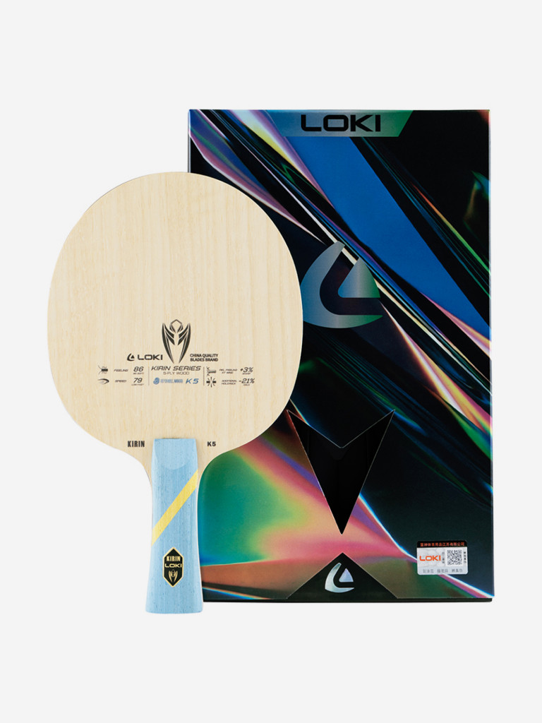 Основание ракетки для настольного тенниса LOKI K5 OFF+, (не важен пол и возраст)