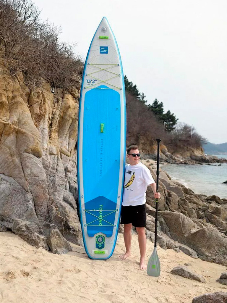 Сапборд SUP face Touring 13.2x30x6 2025, 401x76x15 см, 12.5 кг