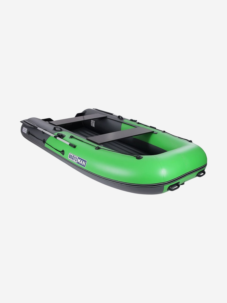 Надувная лодка Boatsman BT350A, графитово-салатовый
