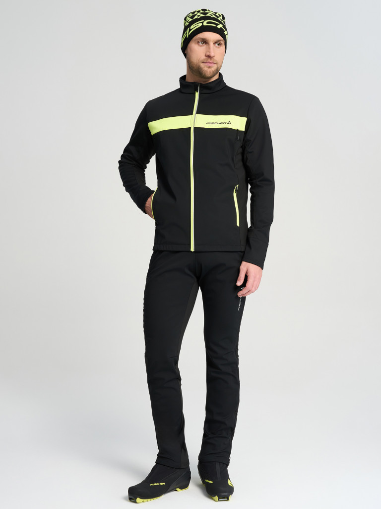Куртка для беговых лыж мужская Fischer Softshell Warm
